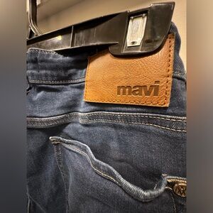 Mavi Mucus Slim Straight Leg Dark Jeans